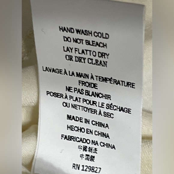 NWOT Jen’s Pirate Booty XS cream tank top. Adjustable straps.Small stain on back - Picture 6 of 8